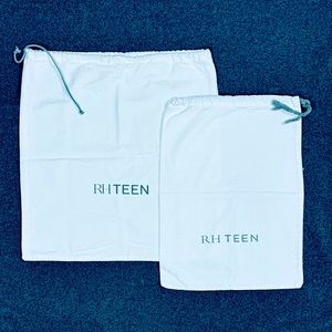 RH TEEN Dust Bags | set of 2 | white